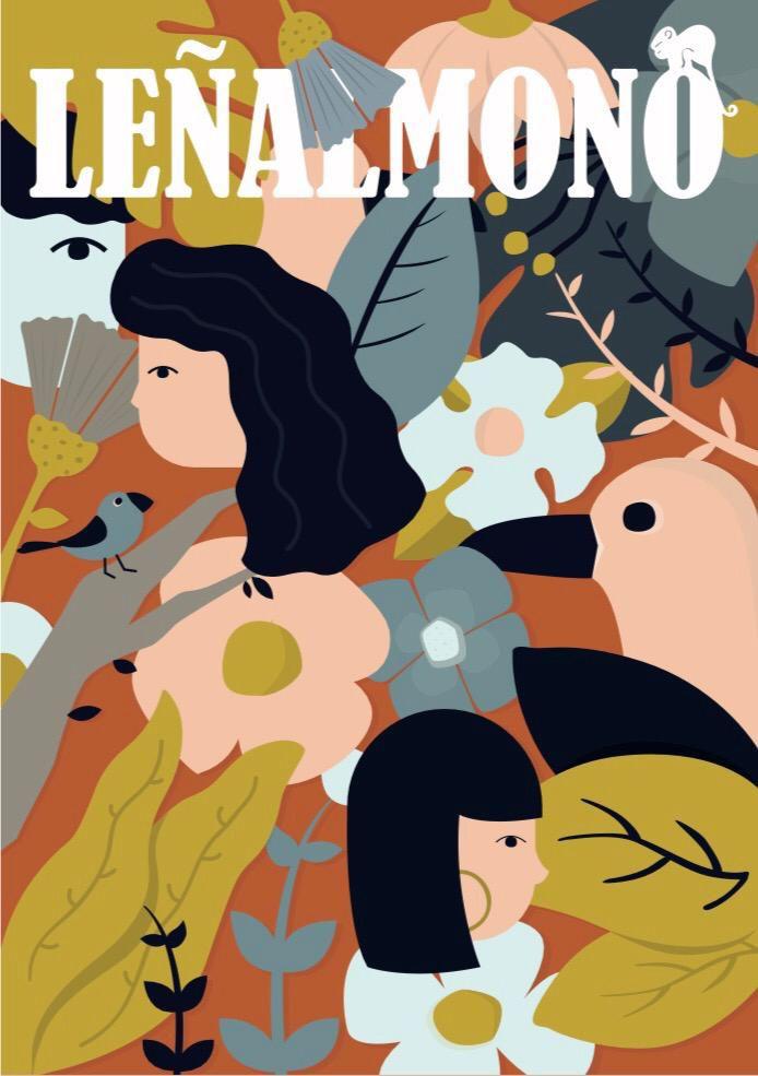 Portada del nº16 de Leñalmono titulada "Lluvia fina" de Landero