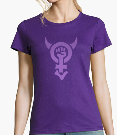 camiseta Lucha por la igualdad de género simbolo bisexual